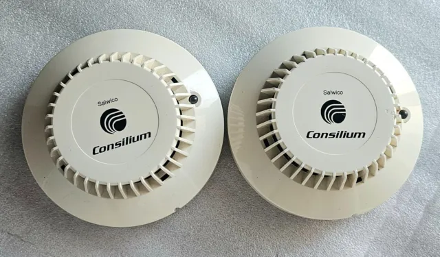 2 pièces CONSILIUM SALWICO modèle DOS3 PHOTO alarme incendie électrique...