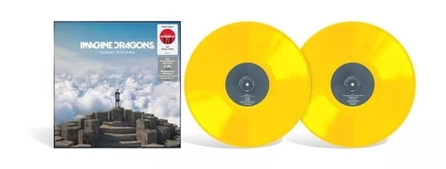 IMAGINE DRAGONS - Night Visions (10th Anniversary ) Yellow Vinyl 2LP NEW