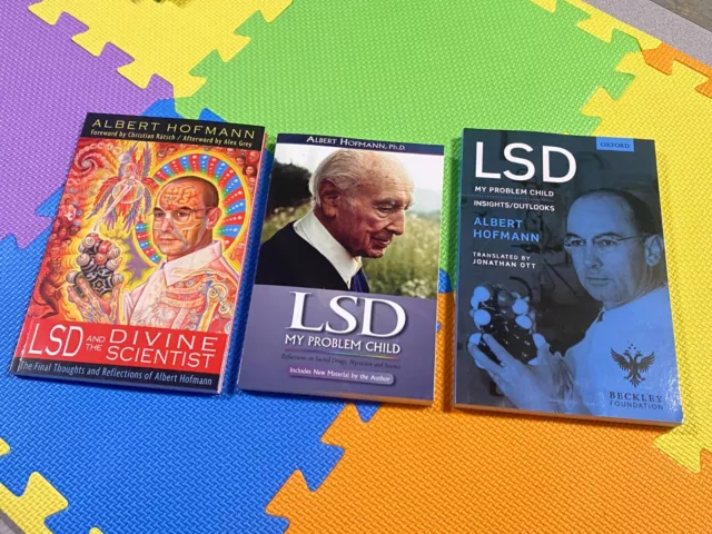 LSD DRUG BOOKS Albert Hofmann My Problem Child Psilocybin Psilocin