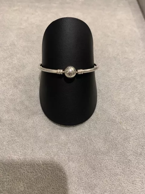 925 Argent Sterling pandora Bracelet, Femme, Bon État