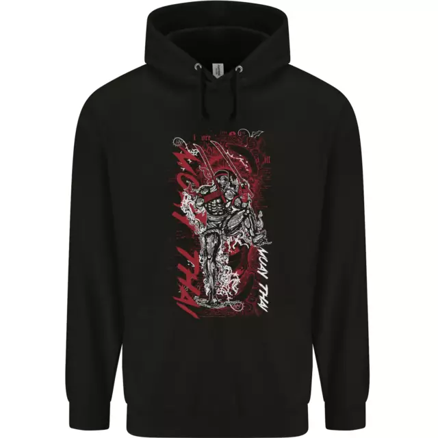 Felpa con cappuccio bambini Muay Thai Fighter Warrior MMA arti marziali bambini