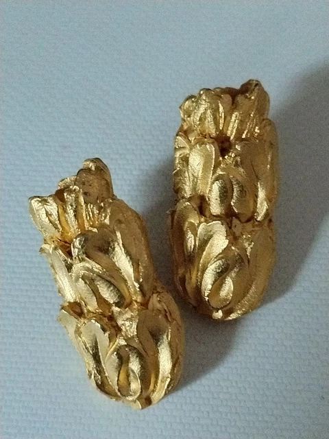 Boucles d'oreilles Trèfle 4 Martininique 972 Acier Inox Doré - Bijoux