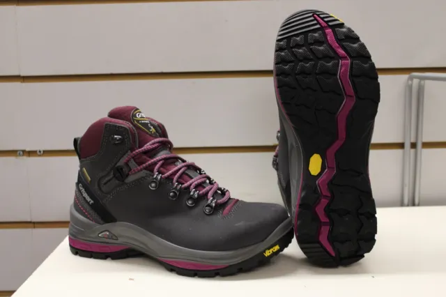 Grisport Lady Glide Grey Nubuck Waterproof Hiking / Walking Boots UK 3 EU 36