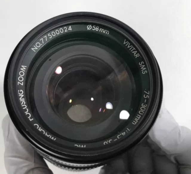 Vivitar Macro Focusing Zoom Lens - 75-300mm 1:4.5-5.6 58mm Made In Japan