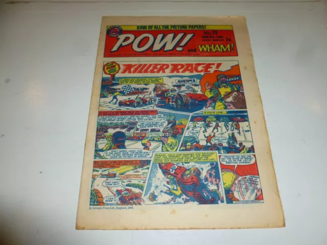 POW! & WHAM Comic - No 73 - Date 08/06/1968 - Power Comic