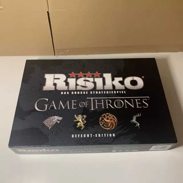 Risiko-Game of Thrones Strategie Spiel Gefecht Edition Hasbro Komplett Deutsch