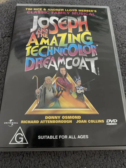 Joseph And The Amazing Technicolor Dreamcoat (DVD, 2001) R4 Excellent Condition
