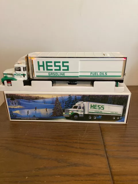 1987 Hess Toy Truck Bank Nib