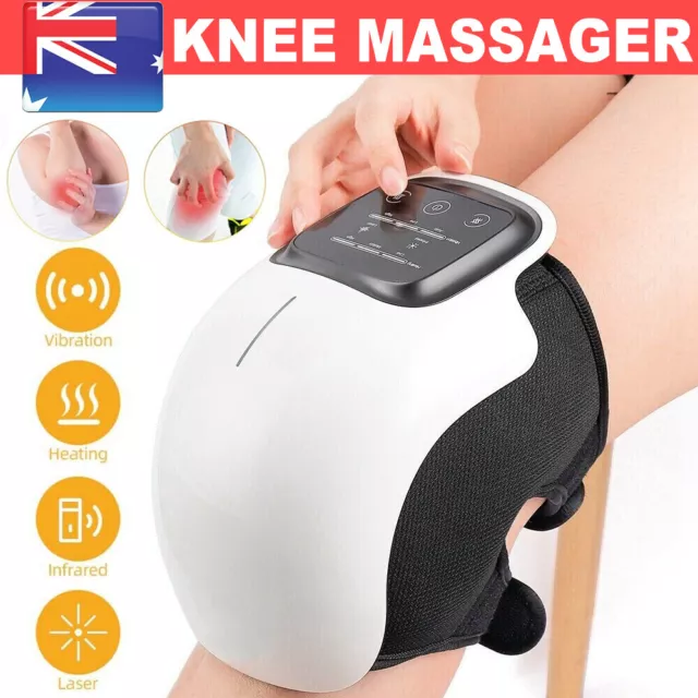 Electric Knee Massager Smart Infrared Heating Therapy Pain Relief Rechargeable