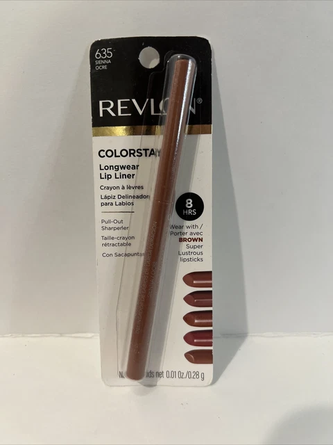 Delineador de labios Revlon ColorStay, Sienna 635, 0,01 onzas - sellado NUEVO