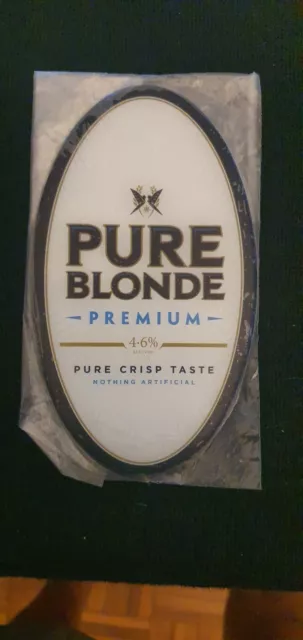 Pure Blonde XL Tap Badge Decal