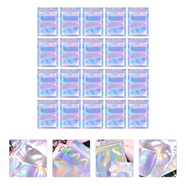 30 pz sacchetti sigillati alluminati. Borse trasparenti colorate