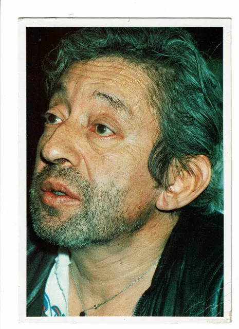 Serge GAINSBOURG CARTE POSTALE 10,5 x 15 cm CEE Chanteur