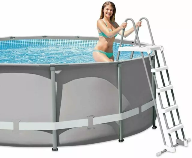 Intex Échelle de Piscine Échelle 132 CM Hauteur Sécurité Poolsicherheitsleiter