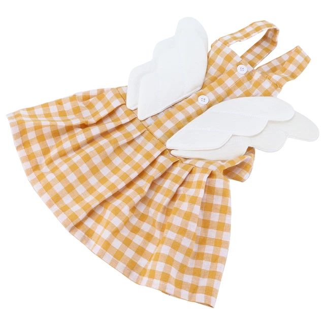 (Gelbes Gitter M) 02 015 Gans-Outfits Enten-Outfits Süß Für Geflügel Zum