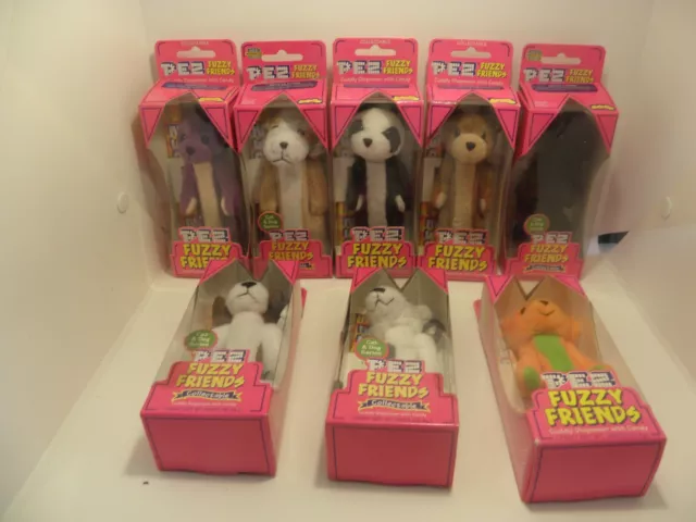 Selection of Pez Candy Dispensers Fuzzy Friends NEW IN BOX with Candy