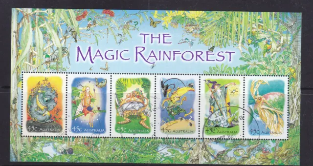 2002 The Magic Rainforest Sheetlet   ****Cto****