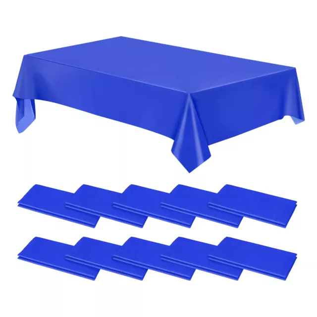 28pcs Disposable Table Cloth Plastic Decorative Rectangle Tablecloth