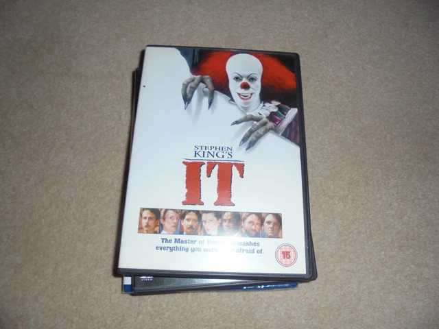 STEPHEN KING'S IT (DVD, 1990 Mini-Series) Tim Curry, Very Good ...