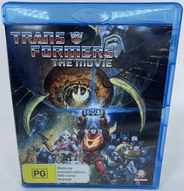 TRANSFORMERS THE Animated Movie Used Bluray Excellent Condition