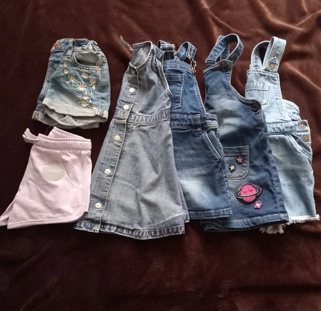 Pacchetto denim estivo per ragazze 2-3 anni