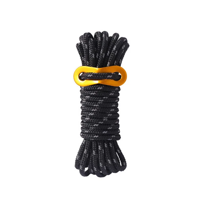 Reflective Lanyard Tent Wind Rope Cord Tensioner Outdoor Camping Equipment