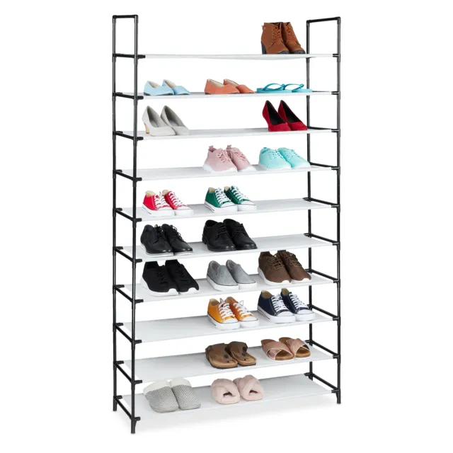 Zapatero modular Estantería para zapatos XXL Organizador de zapatos 20 niveles