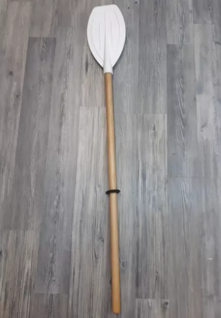 Coppia Remi Pagaia In Legno Lunghezza 100 Cm Sport Barca Canoa Kayak Gonfiabile 2