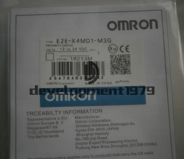 ONE Omron interruttore di prossimità E2E-X4MD1-M3G nuovo