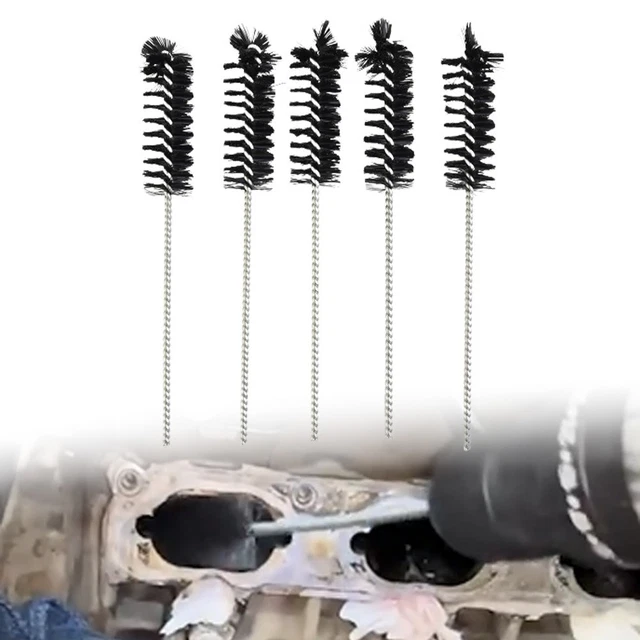 Brosses De Nettoyage Moteur En Nylon – Lot De 2, Pour Cylindres, Carburateurs, Tubes, Entretien Auto, Haute Efficacité
