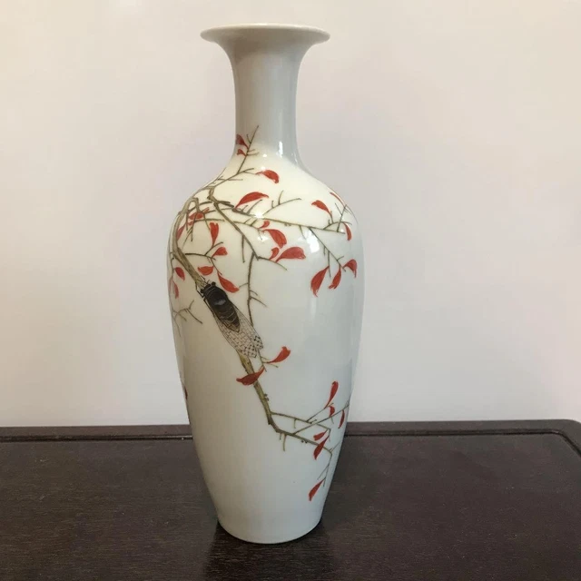 中国美術】 花瓶花器骨董古美術金彩花入飾壺双耳唐物$331.76