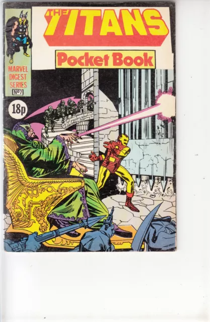 UK Marvel Digest Series, Titans Pocket Book, #7, 1980