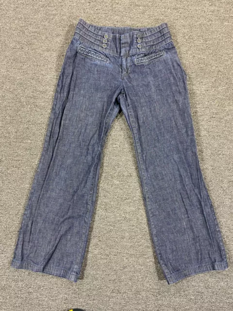Daughters Of The Liberation Anthropologie Jeans Wide Leg Trouser Pants Womens 6