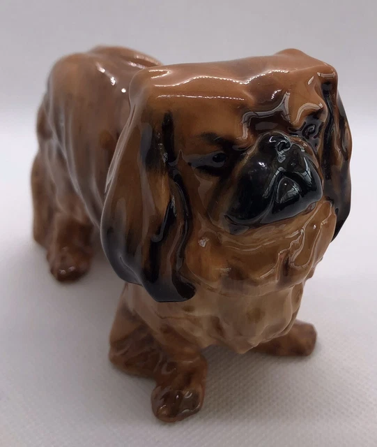 ￼Vintage Royal Doulton Pekinese Ch.Biddee Ifield Standing HN 1012.