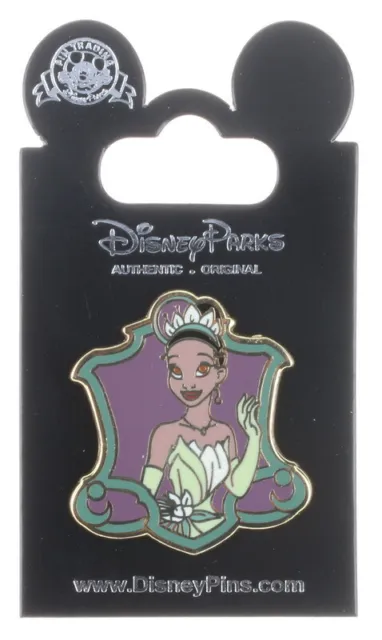 2012 Disney Princess Crest Tiana Pin With Packing Rare