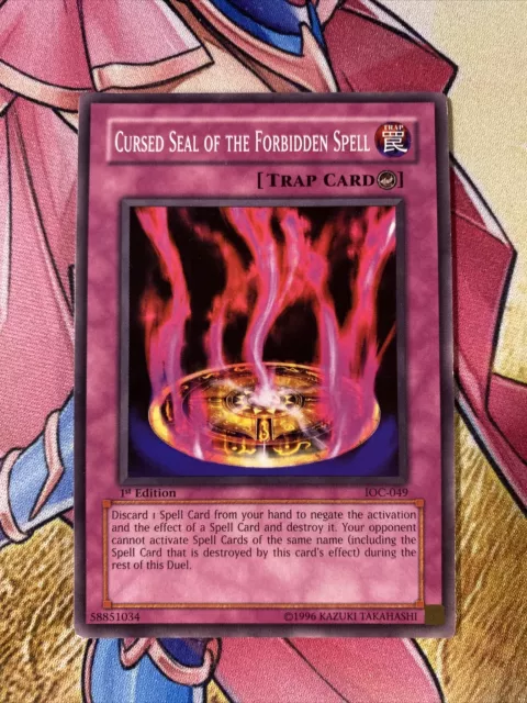 Aa Yu Gi Oh Tcg Cursed Seal Of The Forbidden Spell Ioc 049 1st Vlp 450 Picclick 