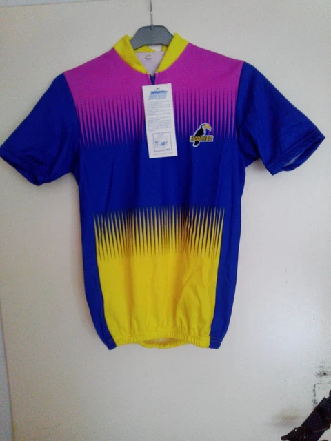 Maillot De Cyclisme Vintage Supermercati Brianzoli Michelin Hi-Lite Années 80 | Taille S | Italie | Occasion