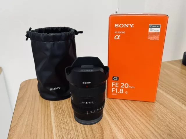 Sony FE 20mm 1.8 G SEL20F18G E-Mount Vollformat Objektiv