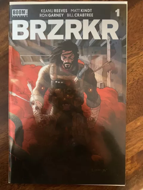 ✨BRZRKR #1 - Grampa Red Smoke FOIL LIMITED VARIANT COVER - KEANU REEVES - NM+