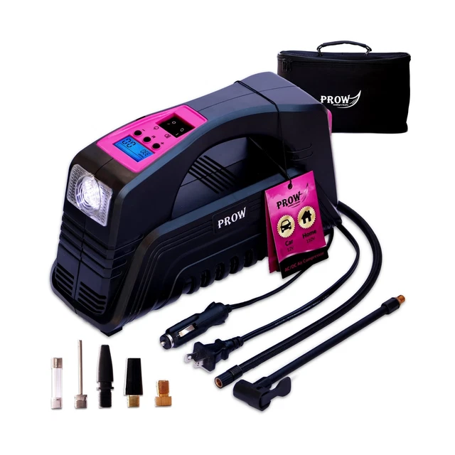 Electric Air Compressor Tire Inflator AC/DC Portable for Car  DC 12V, Home ...