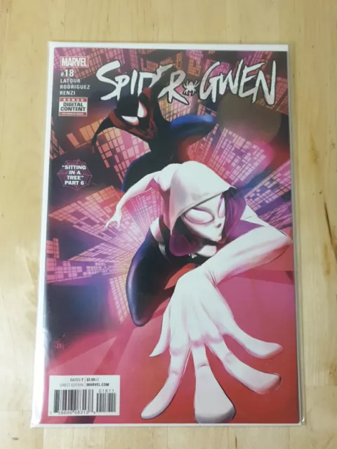 Spider-Gwen Volume 2 #18 First Printing Cover A Marvel Comics 2017 Key Issue