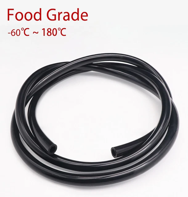 Clear Silicone Tube Hose – Food Grade, Flexible – For Beer, Vacuum, Aquarium, DIY Liquid Transfer