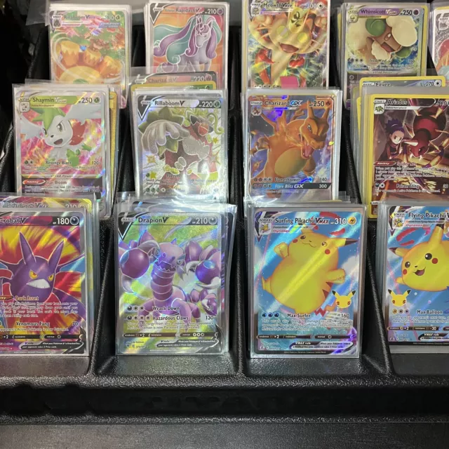 101 Pokemon TCG Official Card Bulk Lot Holo Vmax Vstar FA 3x Ultra Rare Gurantee