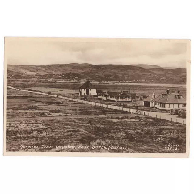 BORTH Cardiganshire General View of Ynyslas Postcard by Frith , Unused