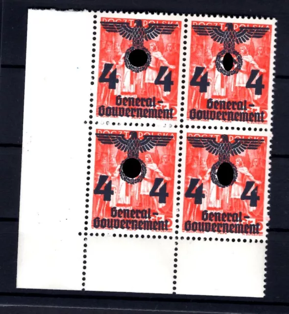 Gg 18 Eckrandviererblock ** Mnh Postfrisch (L5669