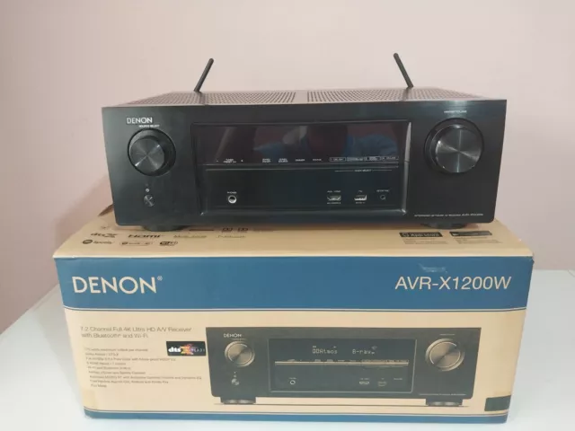 Denon AVR-X1200W 7.2 AV Receiver  Dolby Atmos  145W.  OVP