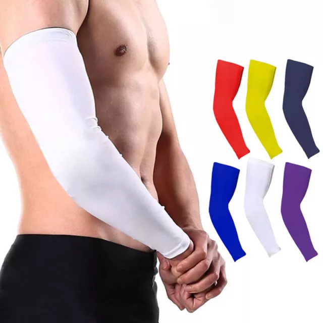 1pc Sports Arm Compression Sleeve Basketball Cycling Arm Warmer UV Protection