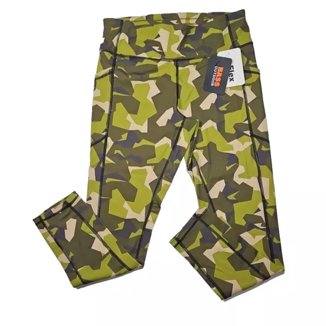 NWT Bass Outdoor Women's Camo Wood Print Leggings Size Medium