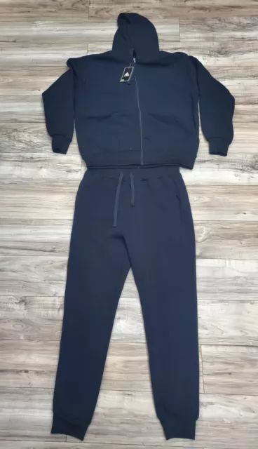ACCESS MEN'S ZIPDOWN Hoodie Sweatsuits Activewear Outfit (Navy) $44.99 ...