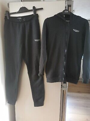 Age 13-15 Black Mckenzie 2 Piece Hooded Tracksuit or approx size 8-10